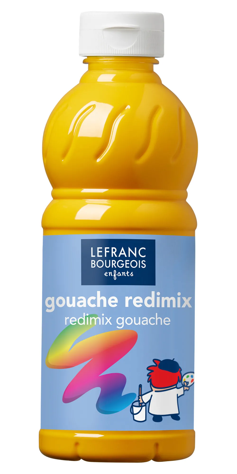 Lefranc & Bourgeois Farba plakatowa - - nasycona żółć, 500 ml