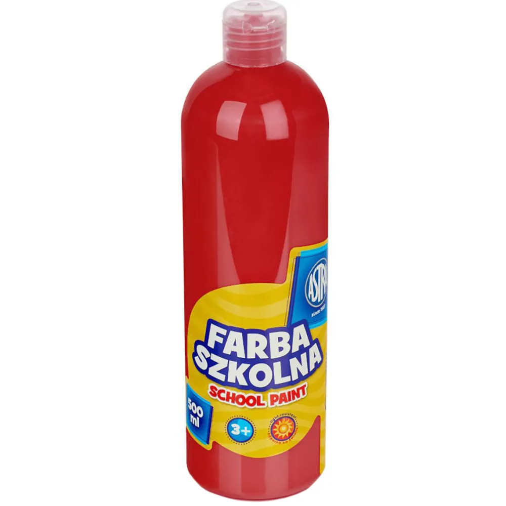 Astra Farba szkolna plakatowa - - ciemnoniebieska, 500 ml > Farby Plakatowe