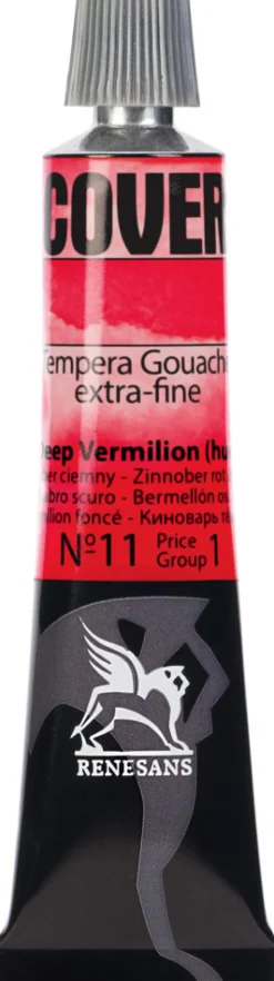 Renesans Farba Tempera Cover - - 11, cynober ciemny, 20 ml > Farby Gwasze I Tempery