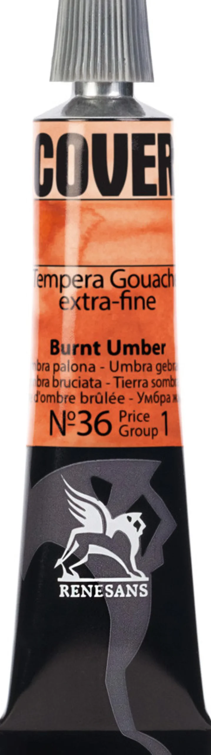 Renesans Farba Tempera Cover - - 36, umbra palona, 20 ml > Farby Gwasze I Tempery