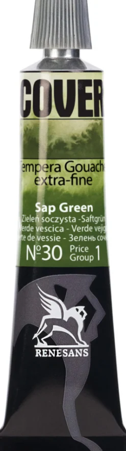 Renesans Farba Tempera Cover - - 30, zieleń soczysta, 20 ml ><noscript><img width=
