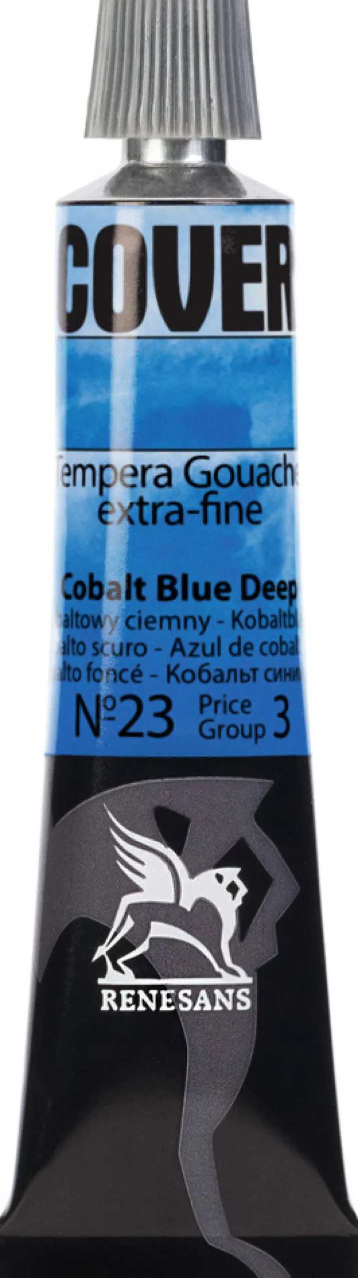 Renesans Farba Tempera Cover - - 23, błękit kobaltowy ciemny, 20 ml