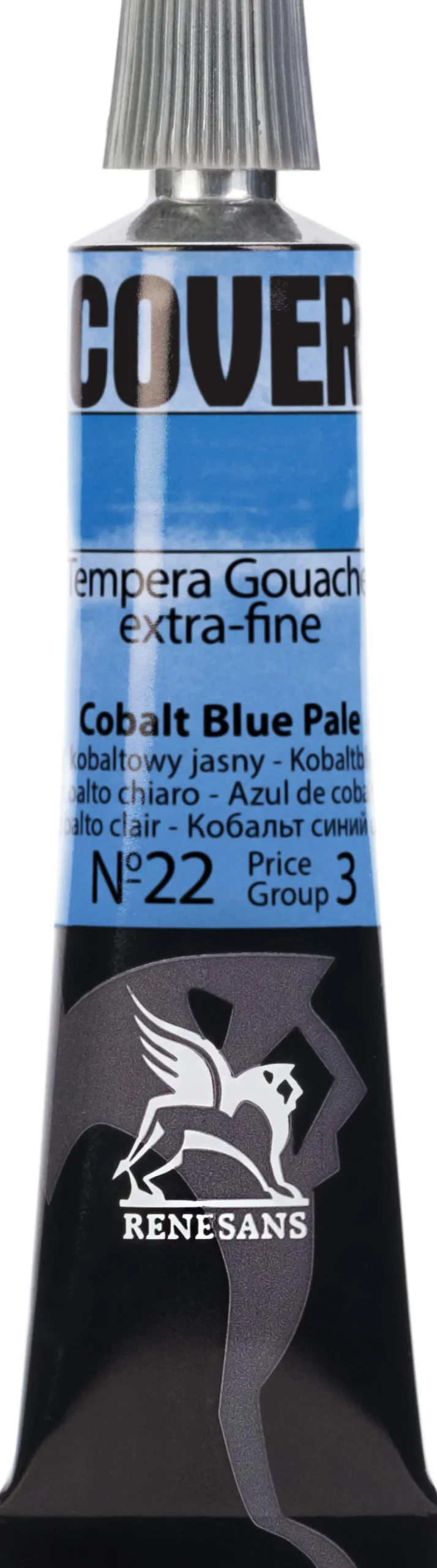 Renesans Farba Tempera Cover - - 22, błękit kobaltowy jasny, 20 ml