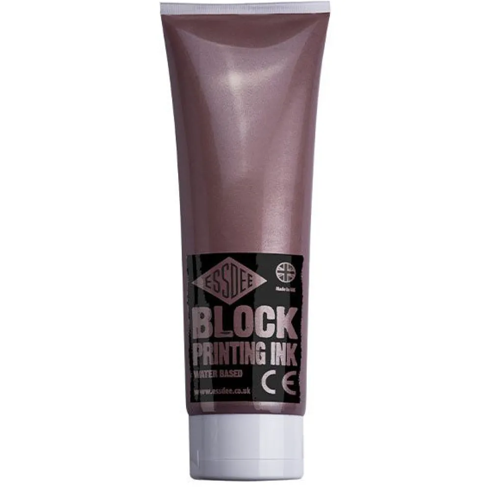 Essdee Farba, tusz do linorytu Block Printing Ink - - Metallic Bronze, 300 ml