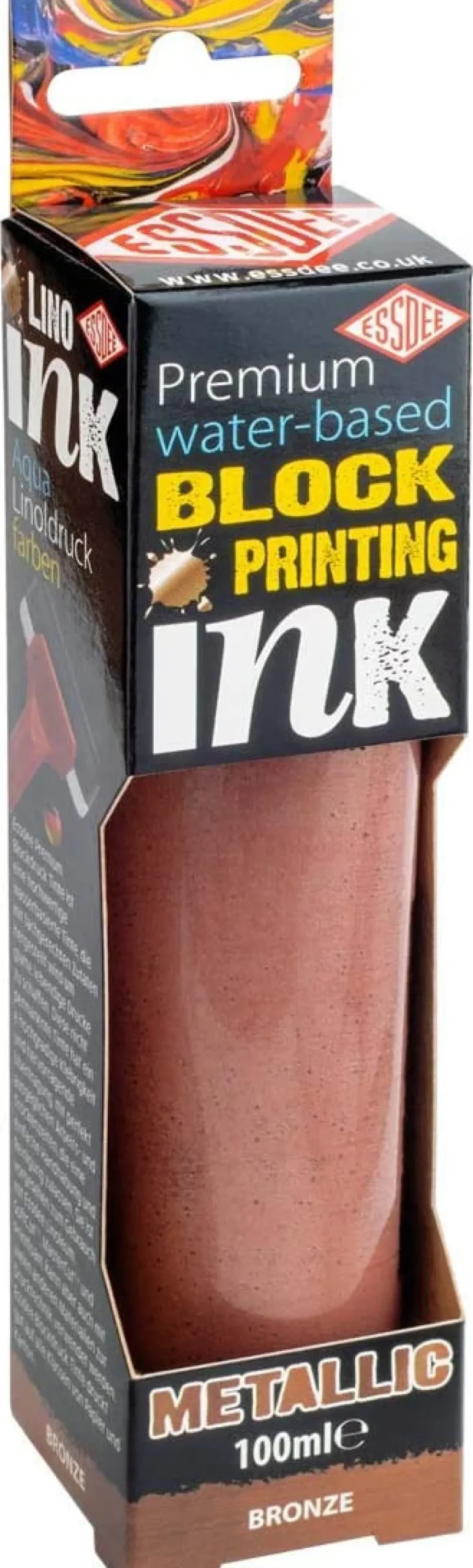 Essdee Farba, tusz do linorytu Ink - - White, 100 ml > Techniki Graficzne