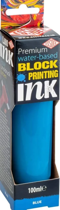 Essdee Farba, tusz do linorytu Ink - - Blue, 100 ml