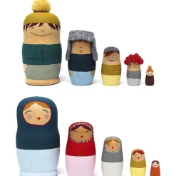 Rico Design Figurki drewniane Matrioszka - - 5 szt. ><noscript><img width=