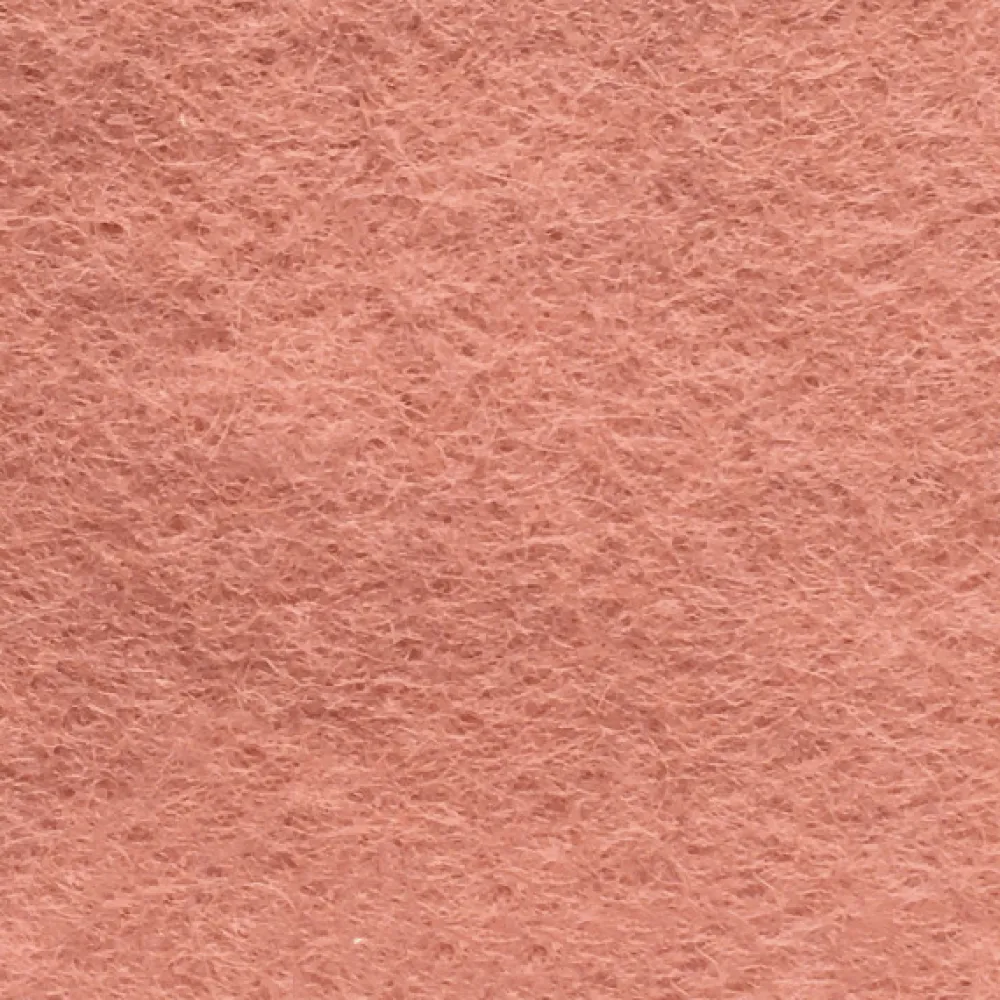 Filc wełniany A4 - jasny koralowy róż, 1 mm > Filc Ozdobny