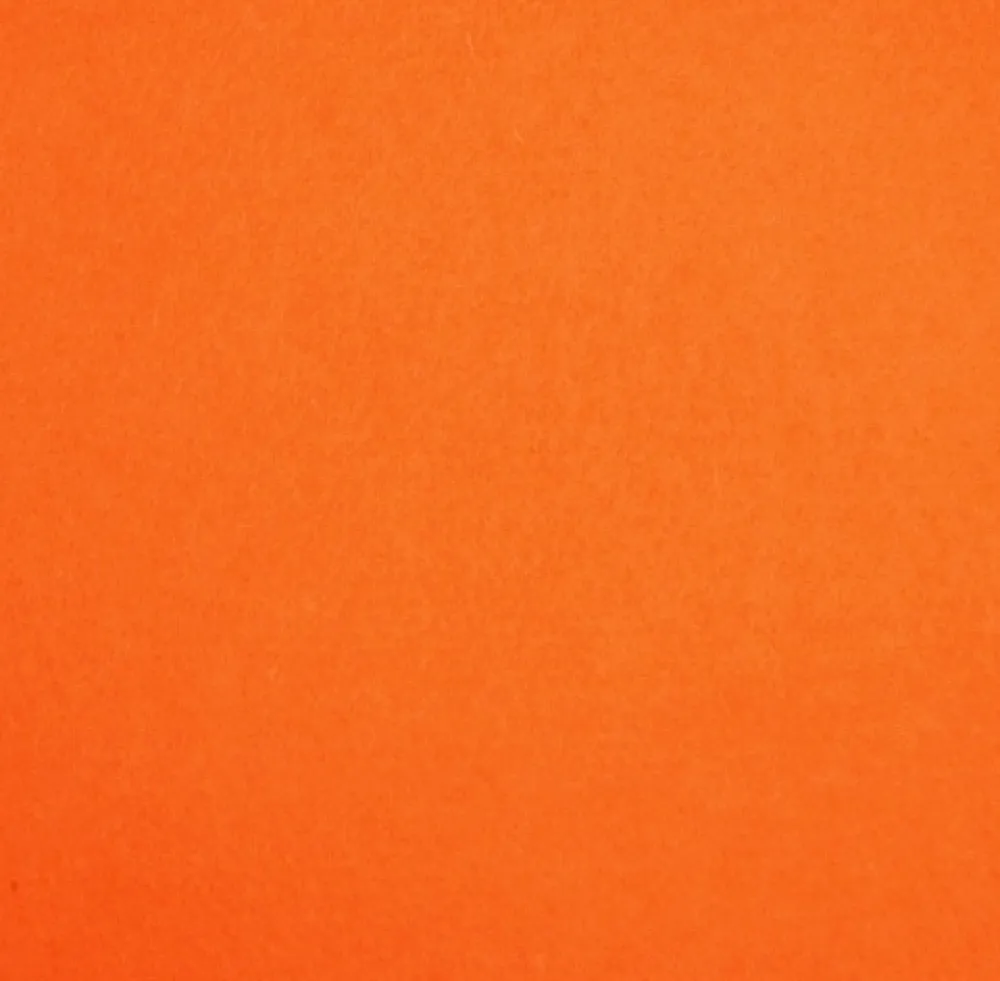 Filc wełniany A4 - jasny pomarańczowy, 1 mm