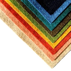 Filc wełniany A4 - melanżowy, granatowy, 1 mm