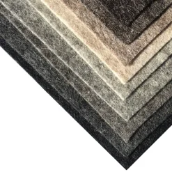 Filc wełniany A4 - zielonobrązowy melanż, 1 mm > Filc Ozdobny