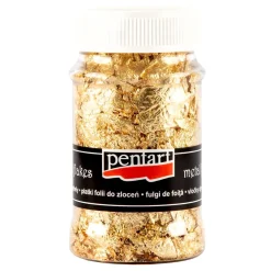 Pentart Folia do złoceń w płatkach - - złota, 100 ml