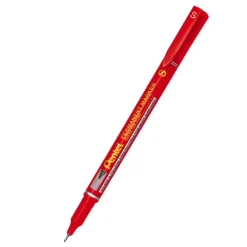 Pentel Foliopis marker permanentny NFS 410 - - czerwony, 0,4 mm