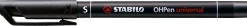 Stabilo Foliopis permanentny OHPen - - czarny, S