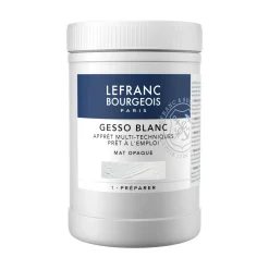 Lefranc & Bourgeois Gesso do farb akrylowych i olejnych - - białe, 1l > Grunty Malarskie