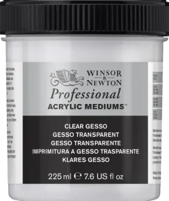 Winsor & Newton Gesso do farb akrylowych i olejnych Professional - - transparentne, 225 ml