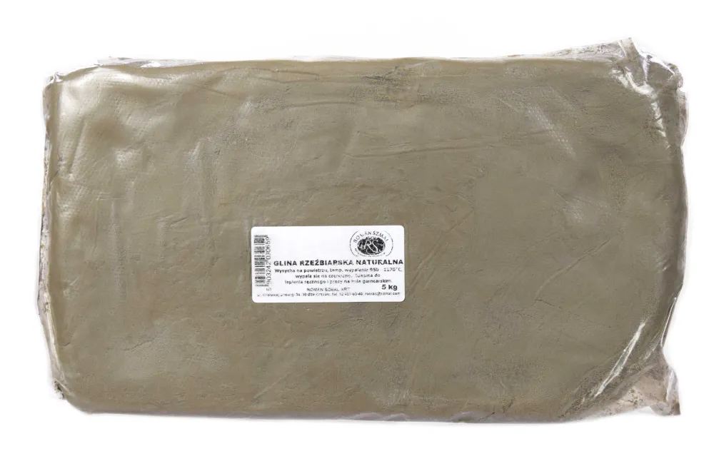 Roman Szmal Glina rzeźbiarska naturalna - - 5 kg > Masy Do Modelowania