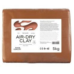 PaperConcept Glinka samoutwardzalna Air-Dry Clay - - Terracota 5 kg ><noscript><img width=