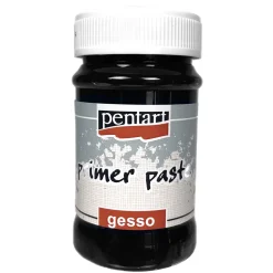 Pentart Grunt, podkład Primer Paste Gesso - - czarny, 100 ml