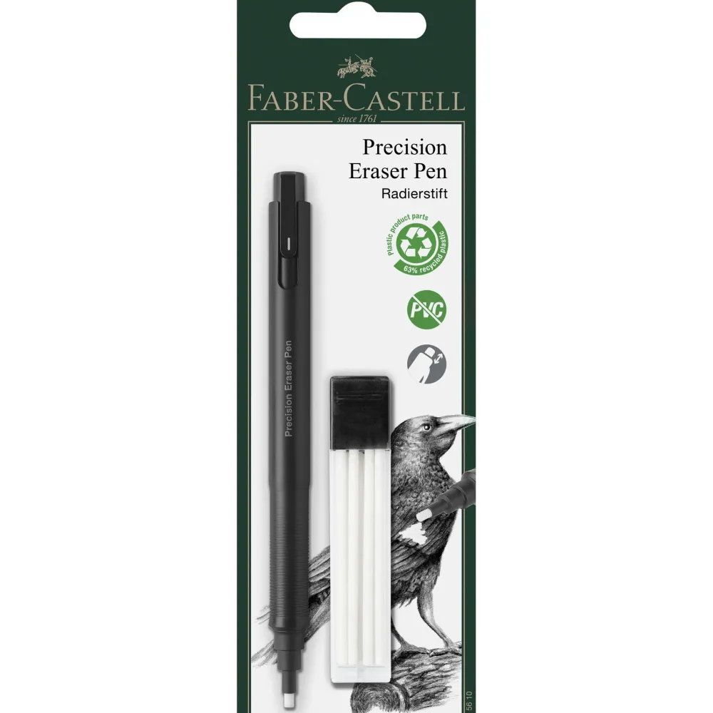 Faber-Castell Gumka automatyczna z wkładami - - czarna