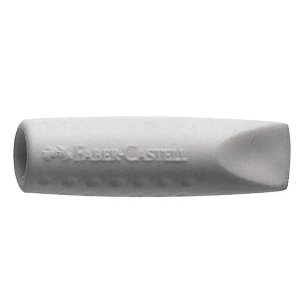 Faber-Castell Gumka, nakładka do ołówków Grip 2001 - - szara, 2 szt.