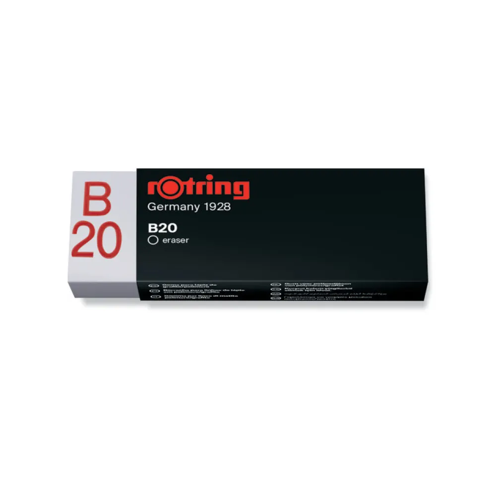 Rotring Gumka ołówkowa Rapid-eraser B20 - - biała > Akcesoria