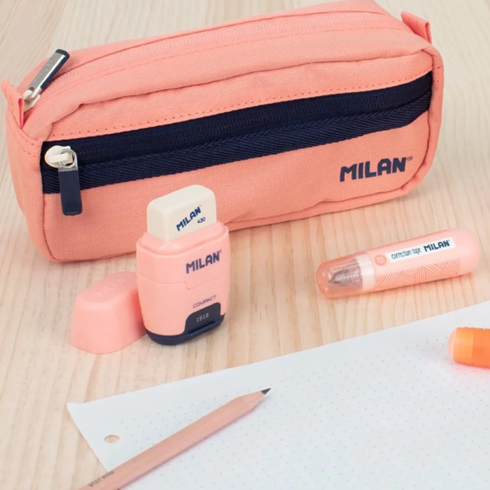 Milan Gumka z temperówką Compact 1918 - - różowa