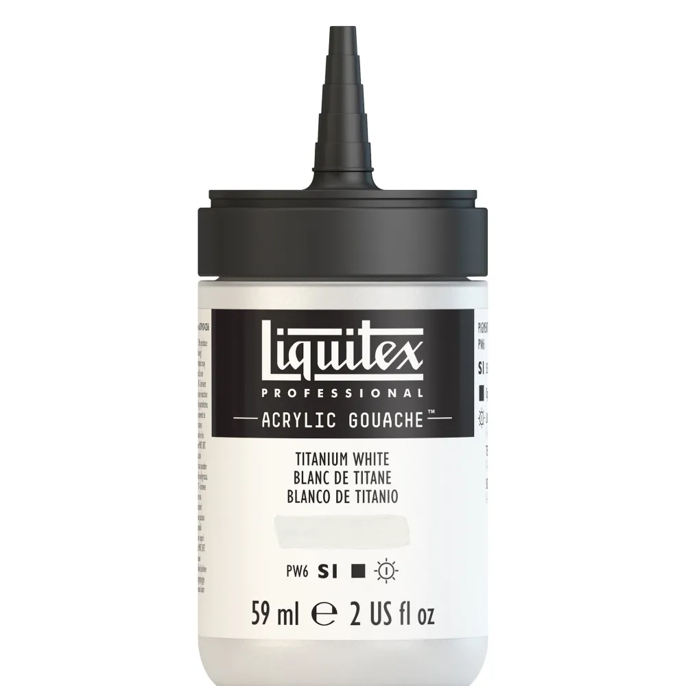 Liquitex Gwasz akrylowy - - Titanium White, 59 ml > Farby Gwasze I Tempery|Farby Akrylowe
