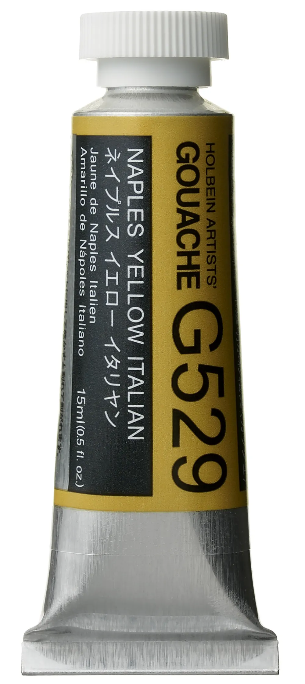 Holbein Gwasz Artists’ Gouache - - Jaune Brillant 1, 15 ml > Farby Gwasze I Tempery