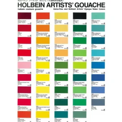 Holbein Gwasz Artists’ Gouache - - Yellow Ochre, 15 ml > Farby Gwasze I Tempery
