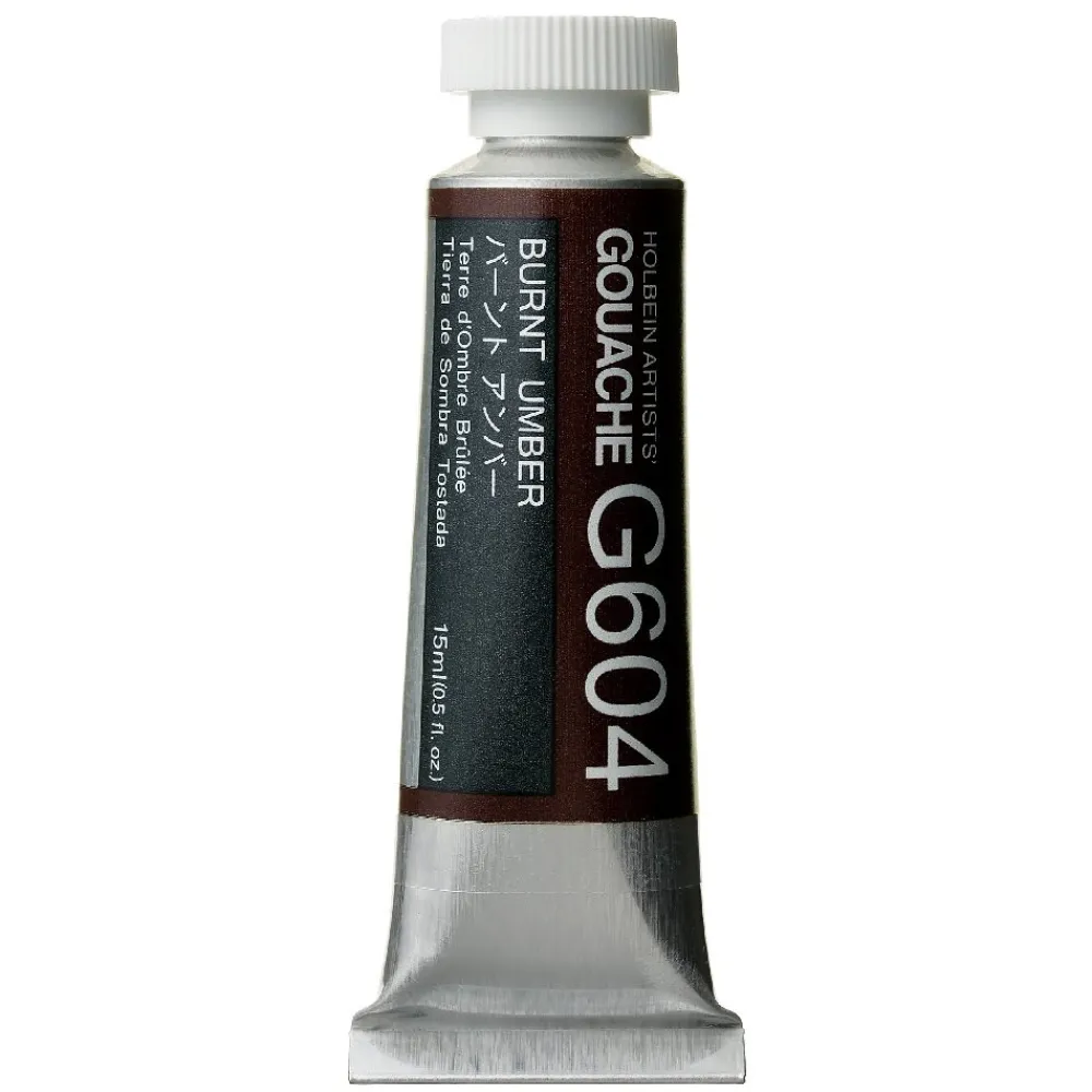 Holbein Gwasz Artists’ Gouache - - Chinese Orange, 15 ml > Farby Gwasze I Tempery
