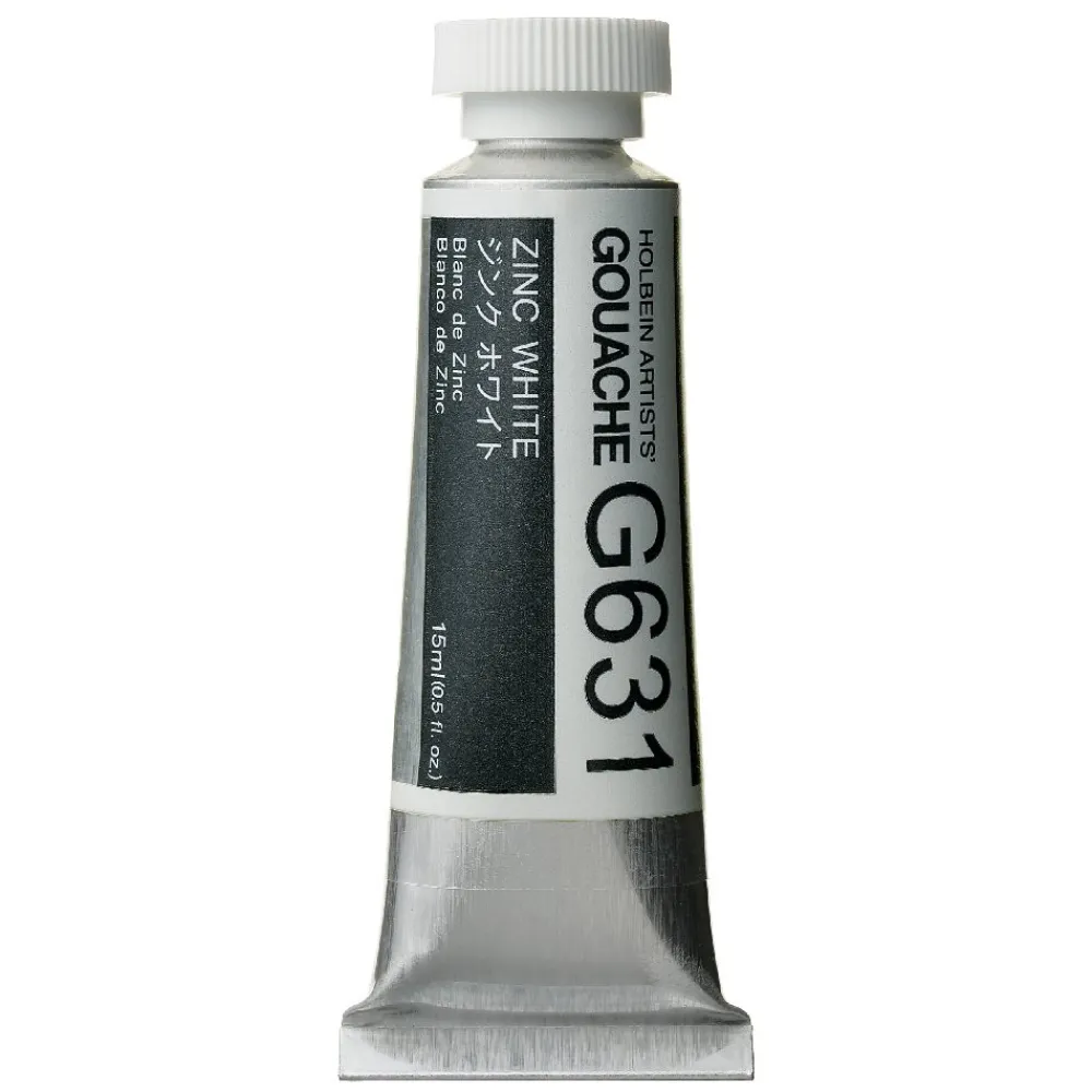 Holbein Gwasz Artists’ Gouache - - Zinc White, 15 ml