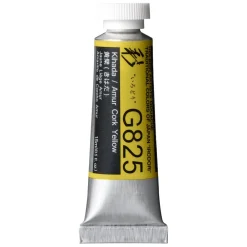 Holbein Gwasz Artists’ Gouache Irodori - - Amur Cork Yellow, 15 ml > Farby Gwasze I Tempery