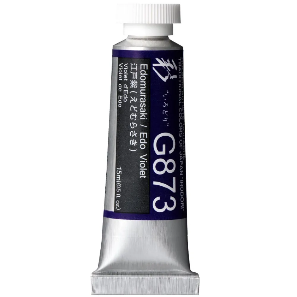 Holbein Gwasz Artists’ Gouache Irodori - - Edo Violet, 15 ml > Farby Gwasze I Tempery