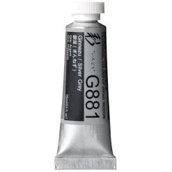 Holbein Gwasz Artists’ Gouache Irodori - - Silver Grey, 15 ml