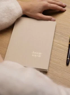 Jasnie Plan Jaśnie Myśli - Dziennik z pytaniami do siebie - niebieski