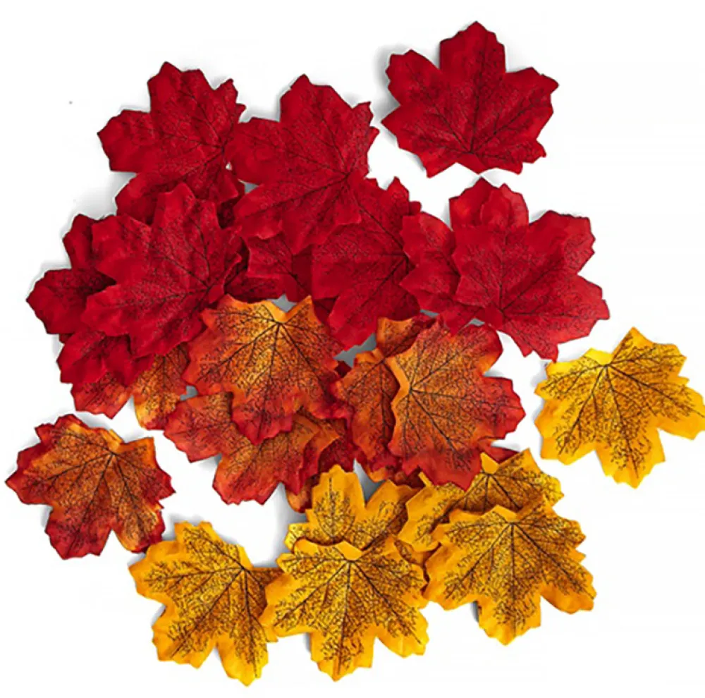 dpCraft Jesienne liście Klonu - - 7-8 cm 50 szt. > Kwiaty I Ozdoby Roślinne
