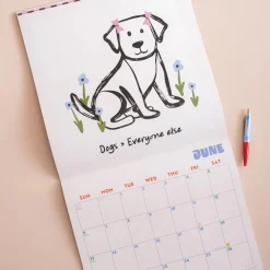 Good Tuesday Kalendarz ścienny 2027 - - Dog Life 30 × 30 cm