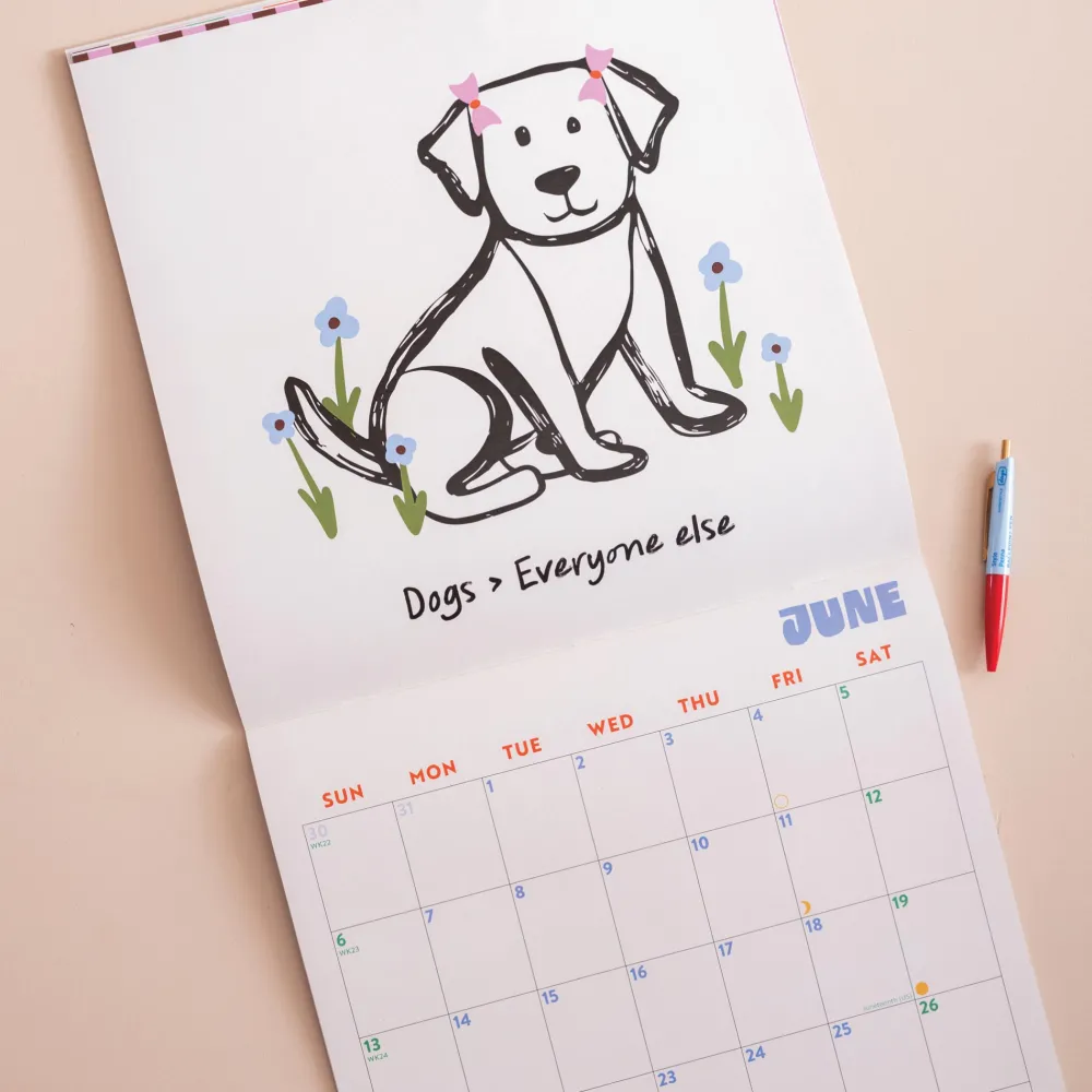 Good Tuesday Kalendarz ścienny 2027 - - Dog Life 30 × 30 cm