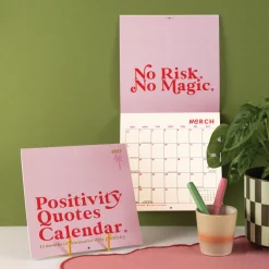 Good Tuesday Kalendarz ścienny 2027 - - Positivity 21 x 21 cm