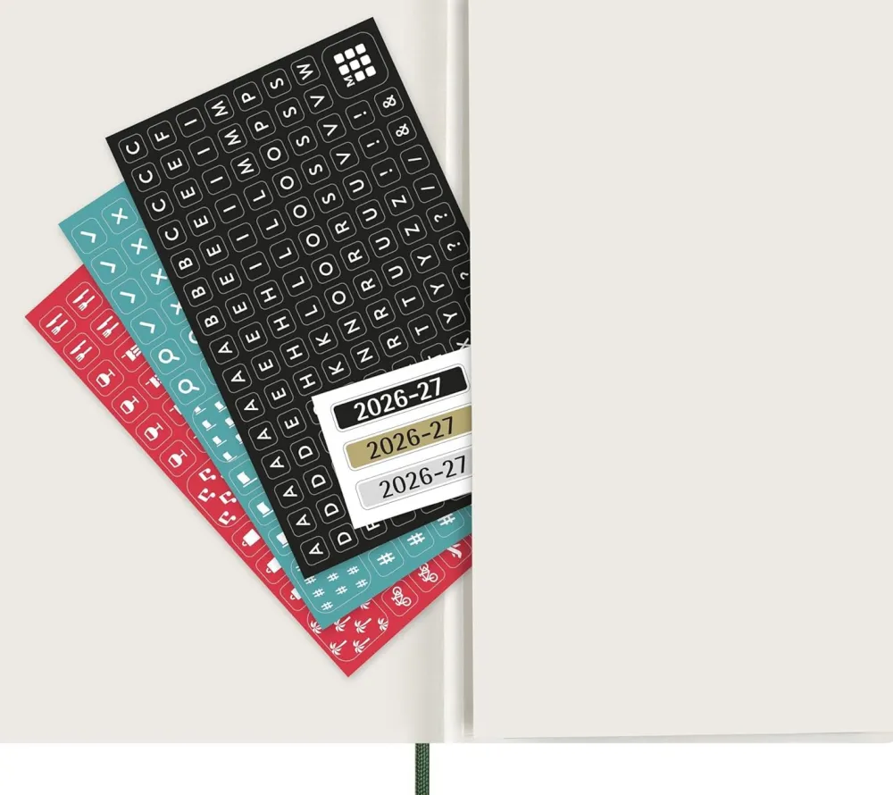 Moleskine Kalendarz tygodniowy 2026/2027 L - - Myrtle Green > Kalendarze Książkowe