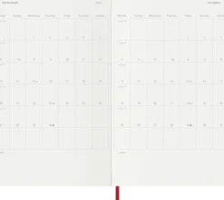Moleskine Kalendarz tygodniowy 2026/2027 L - - Scarlet Red