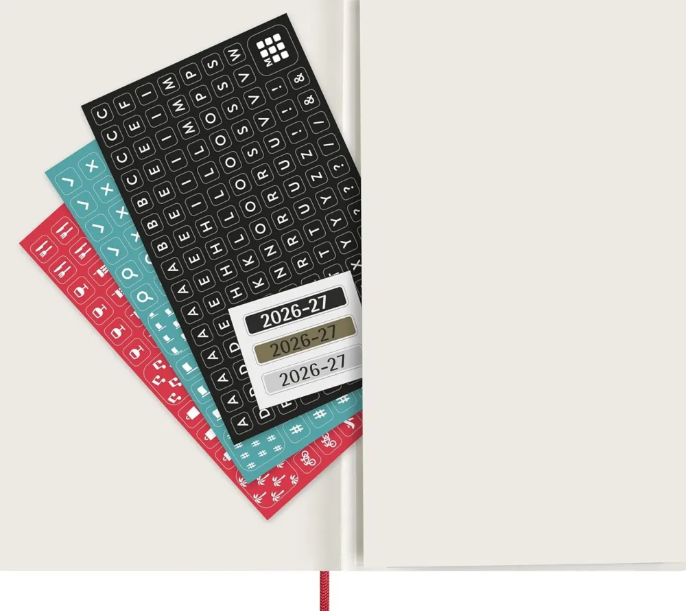 Moleskine Kalendarz tygodniowy 2026/2027 L - - Scarlet Red