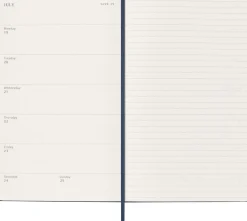 Moleskine Kalendarz tygodniowy 2026/2027 L - - Sapphire Blue > Kalendarze Książkowe