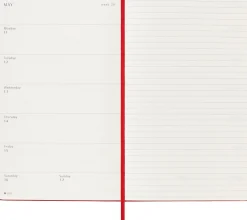 Moleskine Kalendarz tygodniowy 2026/2027 L - - Scarlet Red ><noscript><img width=