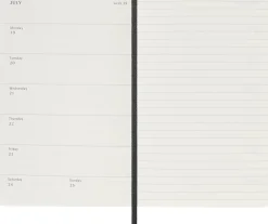 Moleskine Kalendarz tygodniowy 2026/2027 P - - Black