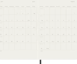 Moleskine Kalendarz tygodniowy 2026/2027 P - - Black
