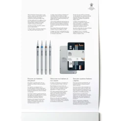 Winsor & Newton Kalka kreślarska w bloku - - gładka, 70g, A4, 40 ark. ><noscript><img width=