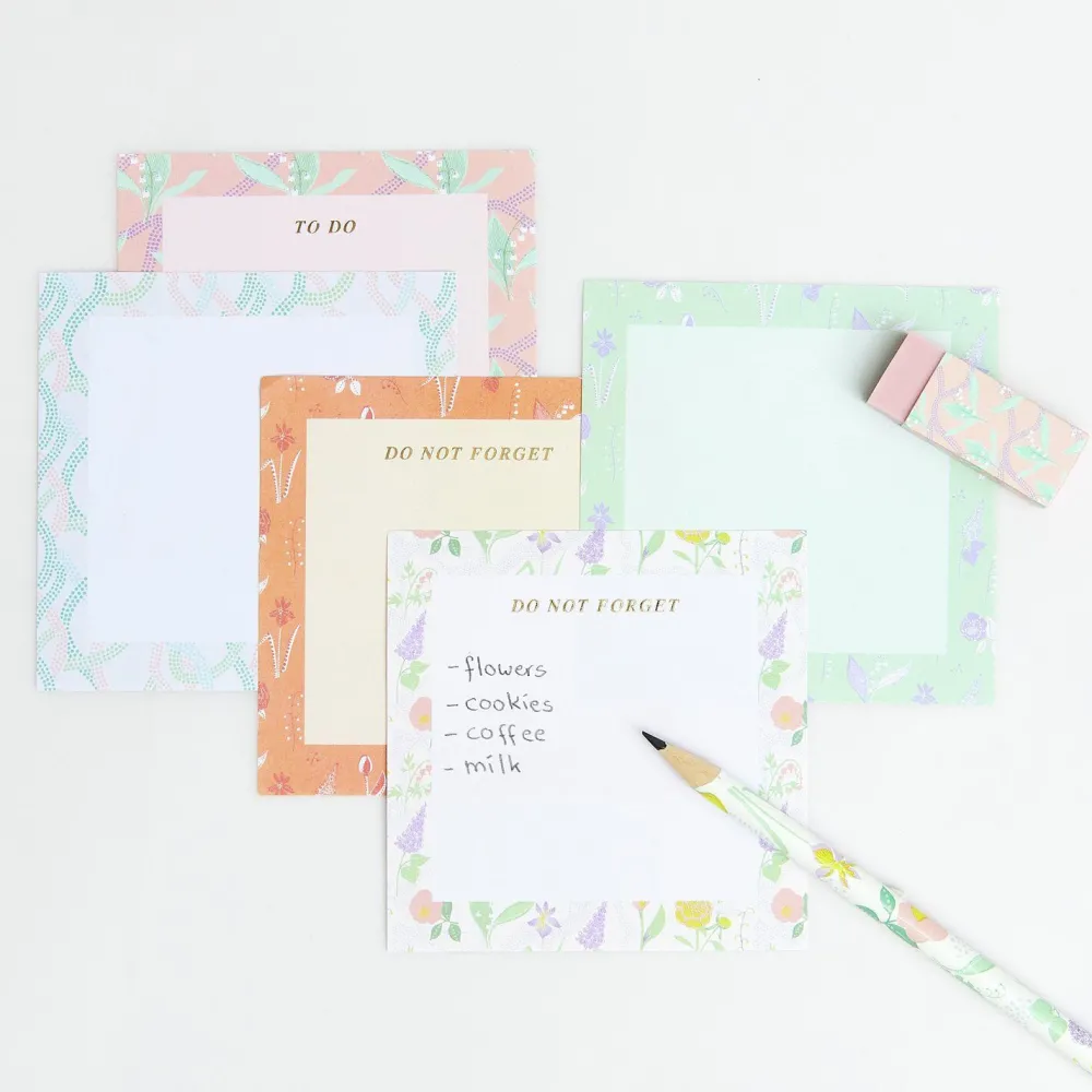 Rico Design Karteczki Memo Flower Frames 9 x 9 cm - Paper Poetry - 200 szt. > Karteczki Samoprzylepne
