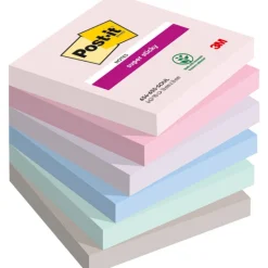 Post-it Karteczki samoprzylepne Soulful 76 x 76 mm - - 6 x 90 szt. ><noscript><img width=